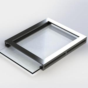 Under desk tablet holder