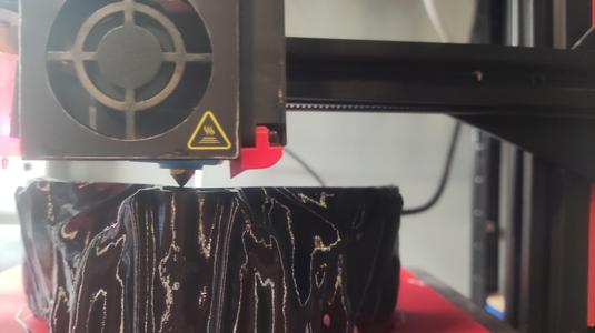 Air nozle for 3D printer extruder fan