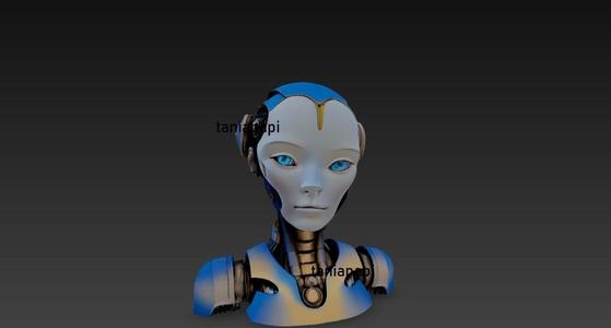 Robot bust