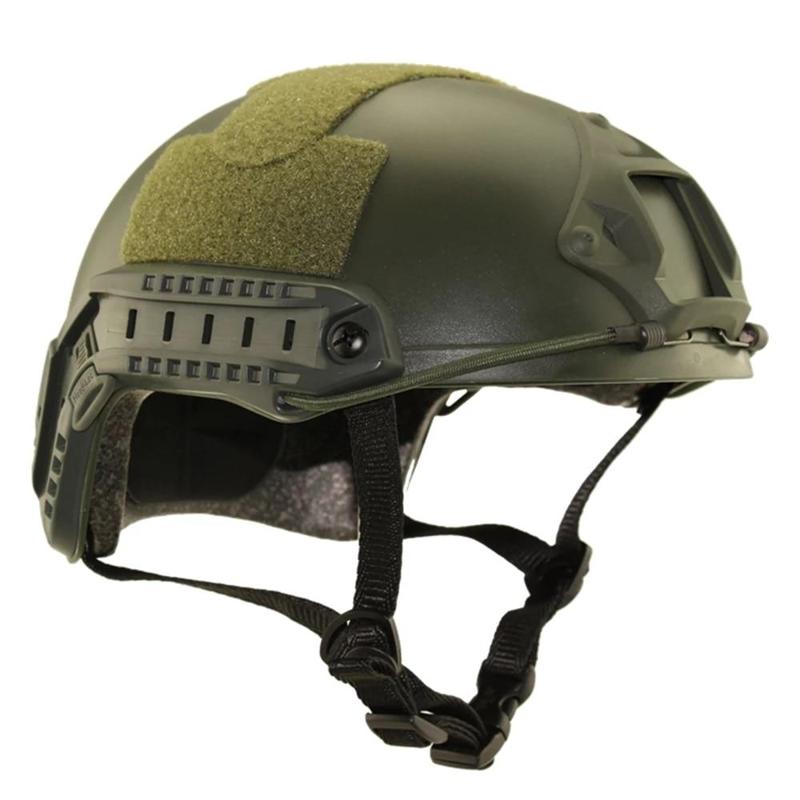 US Army Helmet side flashlight holder