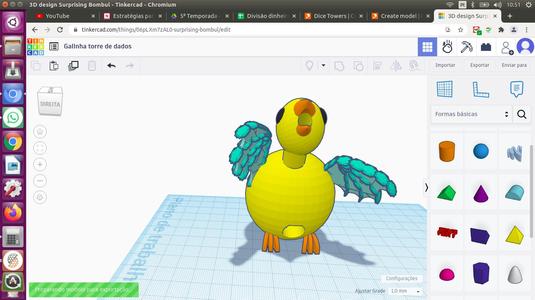Torre de dados de galinha