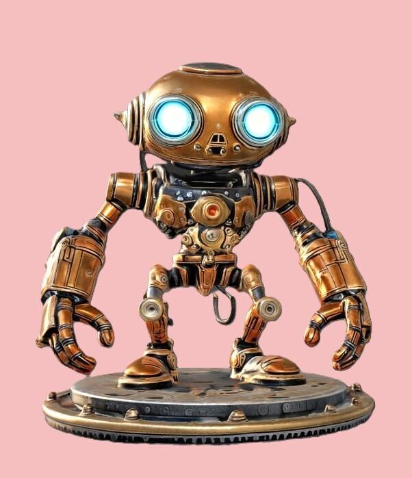 Steampunk Robot Companion