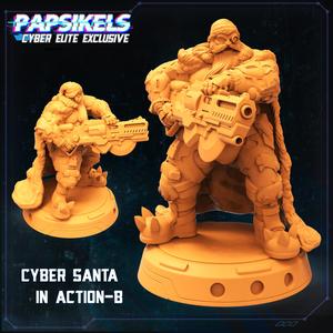 CYBER SANTA ACTION POSE B