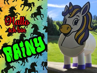 ToiRainy Unicorn Toilet Paper Holder WC Bathroom Decor