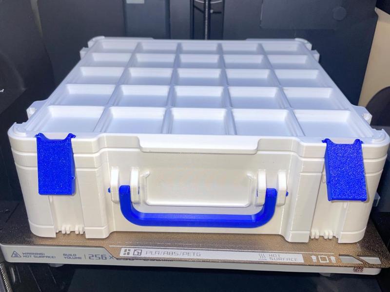 Gridfinity with pin storage box 5x5x9u