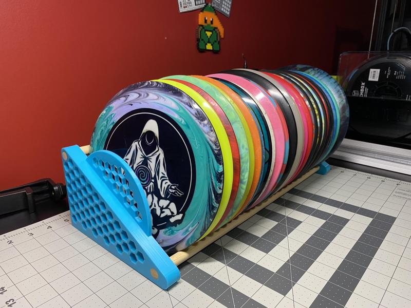 Disc Rack for Shelf Storage
