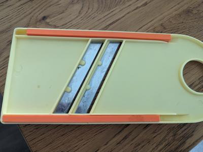 Plastic mandolin / slicer reinforcement fix