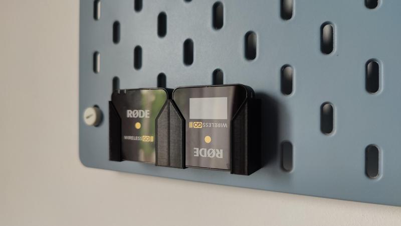 RODE Wireless GO II Skadis holder (2 and 3 element)