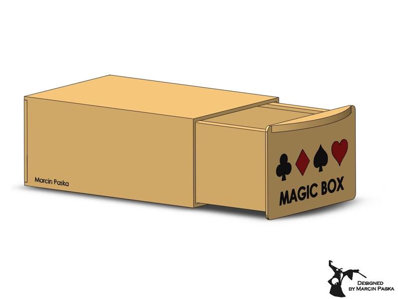 Magical box for disappearing and appearing objects!