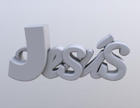 Jesus keychain