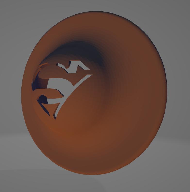 Golf Ball Stencil: Superman