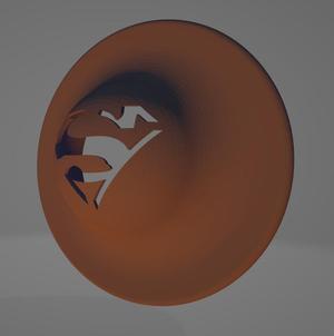 Golf Ball Stencil: Superman