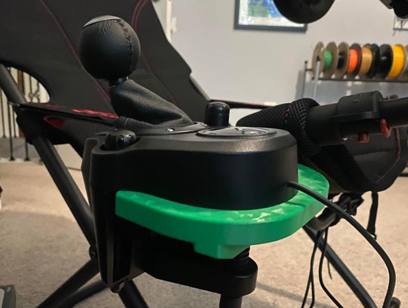 Logitech Driving force H shifter Console to mount to Playseat Challenge.