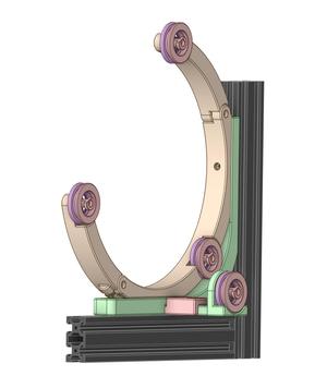 Spring loaded Horse Shoe SpoolHolder