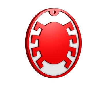 VINTAGE CLASSIC SPIDERMAN LOGO KEYCHAIN