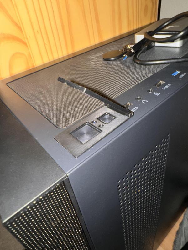 Powerbuttonabdeckung / Katzensicherung für Computer