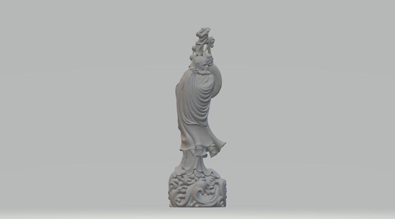 Bodhidharma 3D Model 3D print model