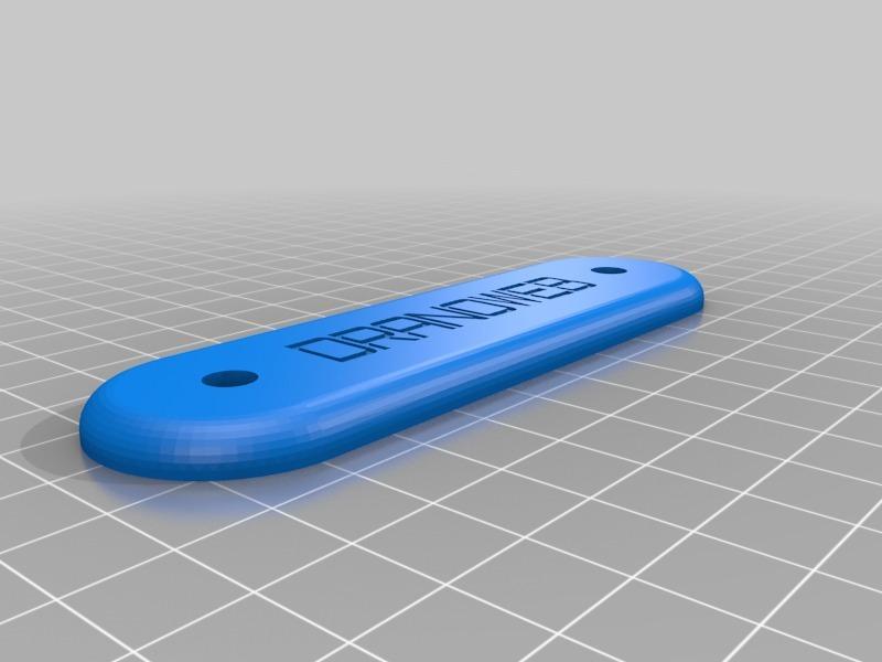 Customizable outer side 1 for Swiss Army Style SD Holder