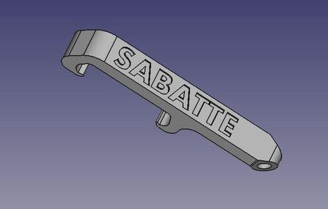 Sabatte pocket bottle opener