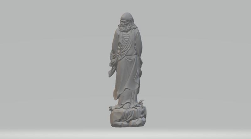 Bodhidharma 3D Model 3D print model