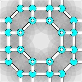 Hypothetical ultralow-density ice RHO / Zeolite RHO.
