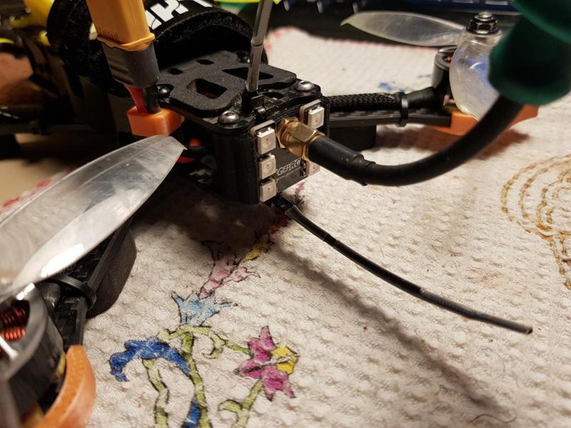 Puda Stingy support GepRC led and antenna