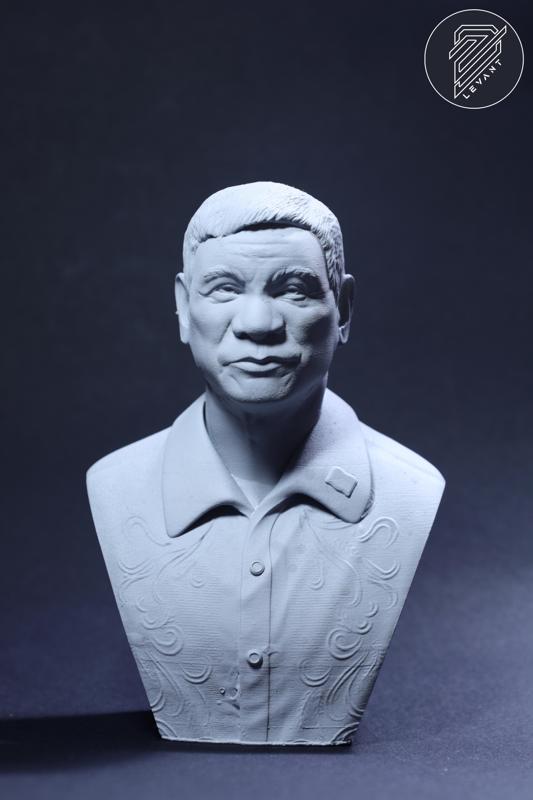 Pres. Rodrigo Roa Duterte 3d sculpt Bust