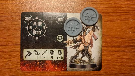 Warcry Destiny Level Tokens