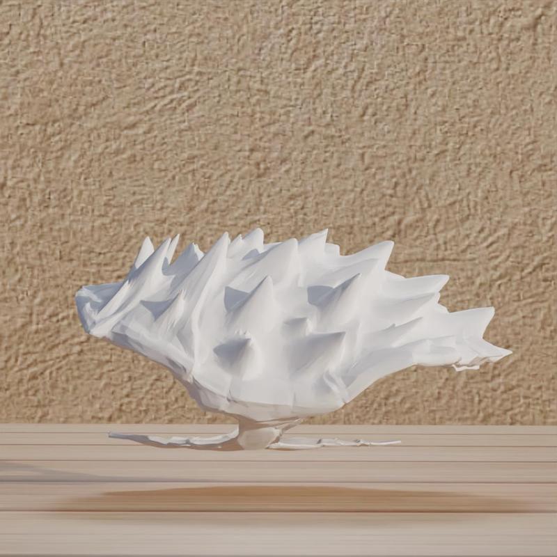 File : Animals Turtle shell with spines in digital format