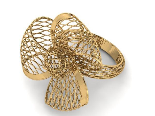 Gold Ring 5 Ring Size RX10