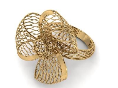 Gold Ring 5 Ring Size RX10