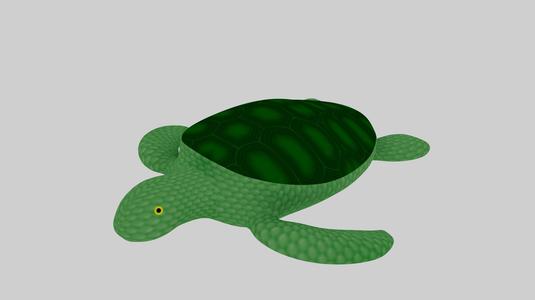 Turtle 3D Model