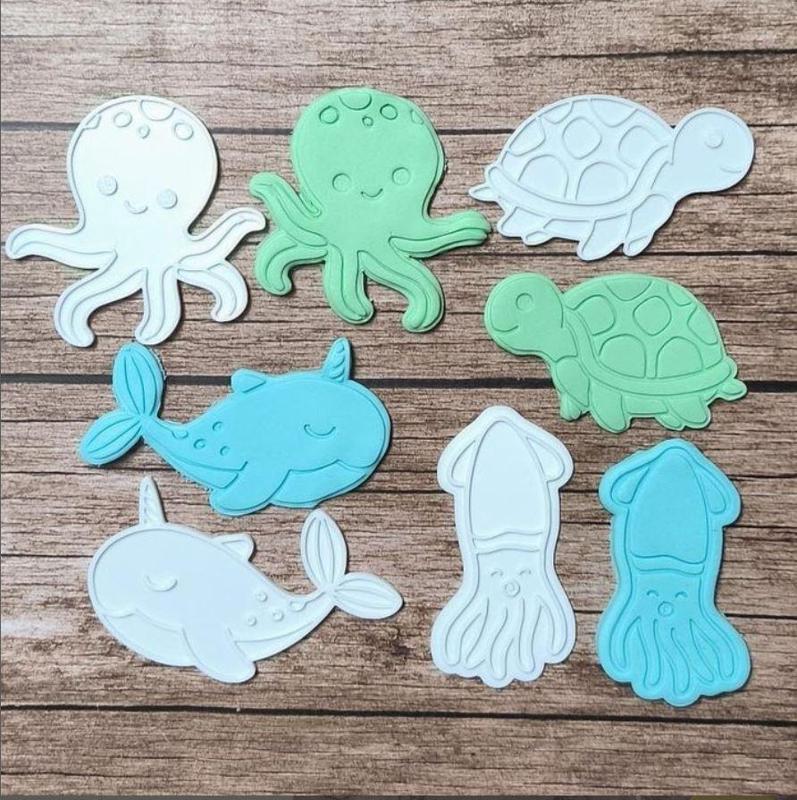 Dive into Fun with the Sea Life Cookie Cutter and Embosser Set