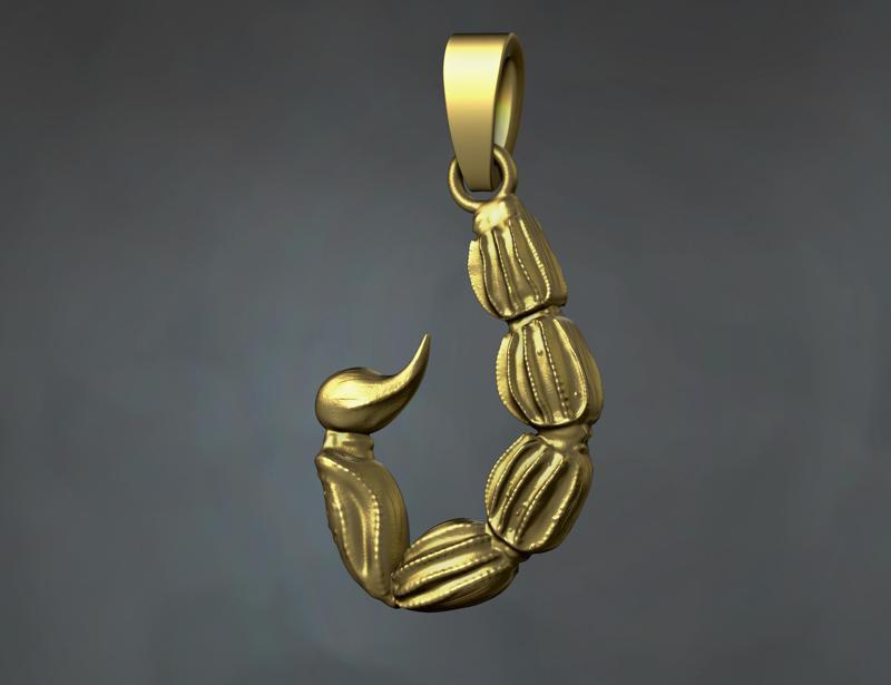 Scorpion Tail Pendant