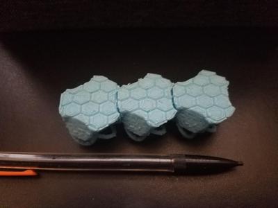 Nasa Chainmail Hexagon Helicoid Tiles