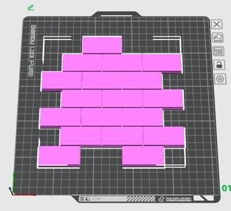 Infinite block 3d model