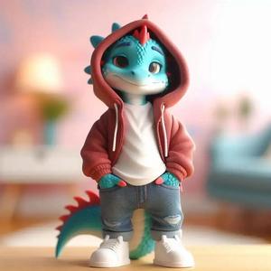 Urban vibes / urban baby dragon 04 / art toy / magic makes