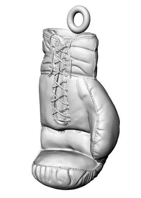 Boxing glove pendant hollow dije guante de boxeo hueco
