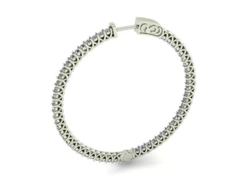 Earrings ready for 3d print