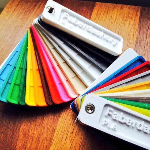 Manufacturer Color/Material swatch covers