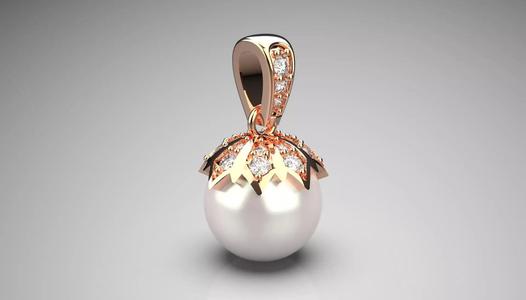 bride pearl jewelry pendant pp0039