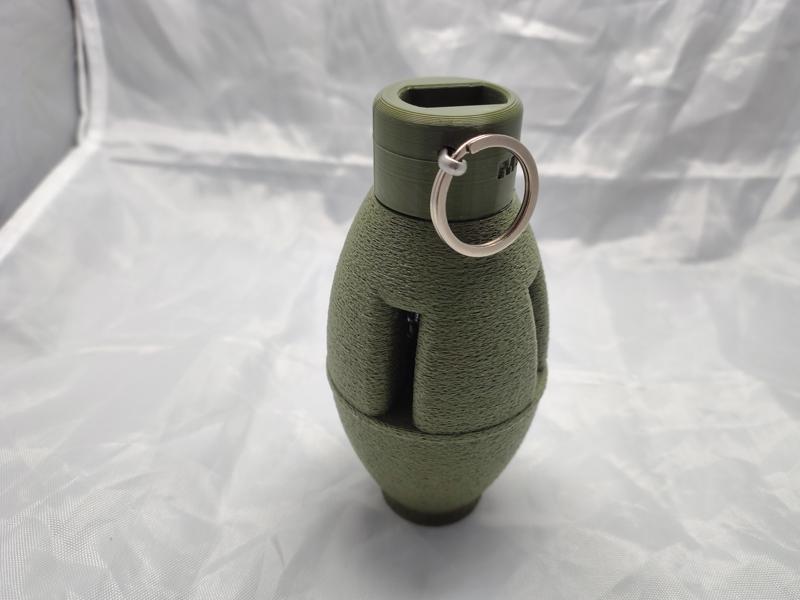 Airsoft Grenade Impact Cap Grenade American M26 Style Low Profile Fuze Sound Grenade "Meteorite" Reusable Airsoft Grenade