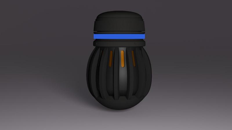 Thatcher Emp Grenade R6 Rainbow Six Siege Videogame Prop Replica Copy Cosplay 3d print Stl File