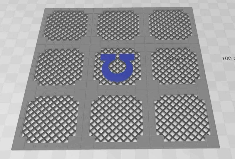 Ultramarines Grate Floor Tile