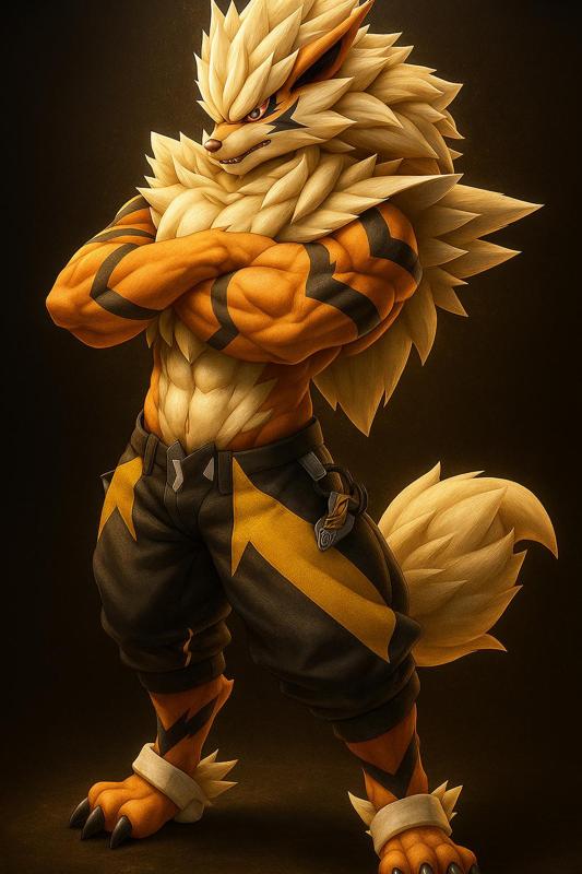 Arcanine Urban - Pokemon 3D Fan Art Figure