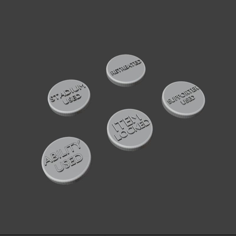 Pokemon TCG Reminder Ability Tokens