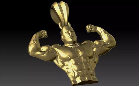 body builder pendant
