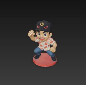 Figura Anime Entrenador estilo Pokémon