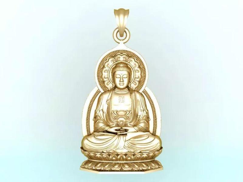 Amitabha Buddha Pendant - Adida Buddha pendant