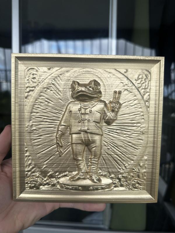 Sapo Concho - Bad Bunny's Mascot Frog_Plaque Relief